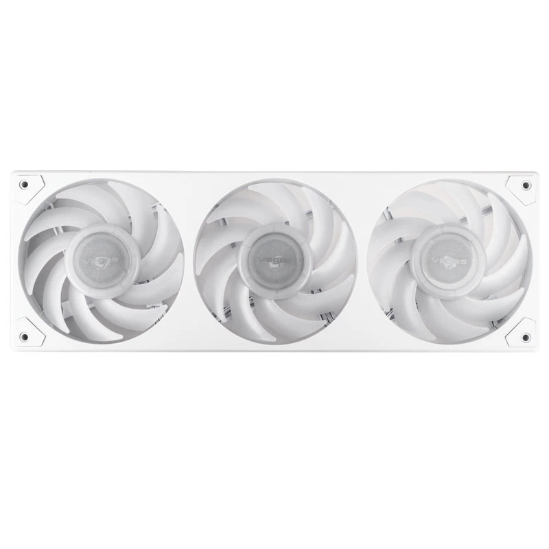 Ventilátor do skrine AKASA Vegas A36 ARGB, 360 mm, biely