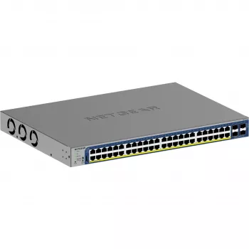 NETGEAR 52-portový PoE Gigabit/10G Stackable Smart Switch (GS752TXP)
