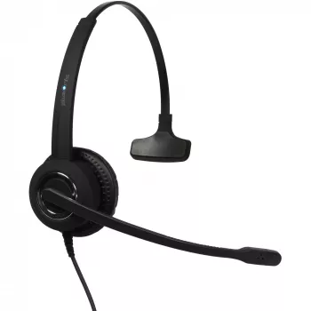 Mono USB headset Plusonic 10.1P — jednoúškový USB headset kompatibilný s Teams a Skype