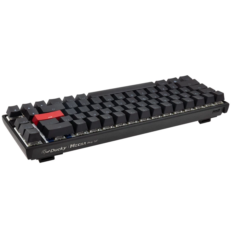 Ducky Mecha Pro SF klávesnica, herná, USB, US-angličtina, čierna