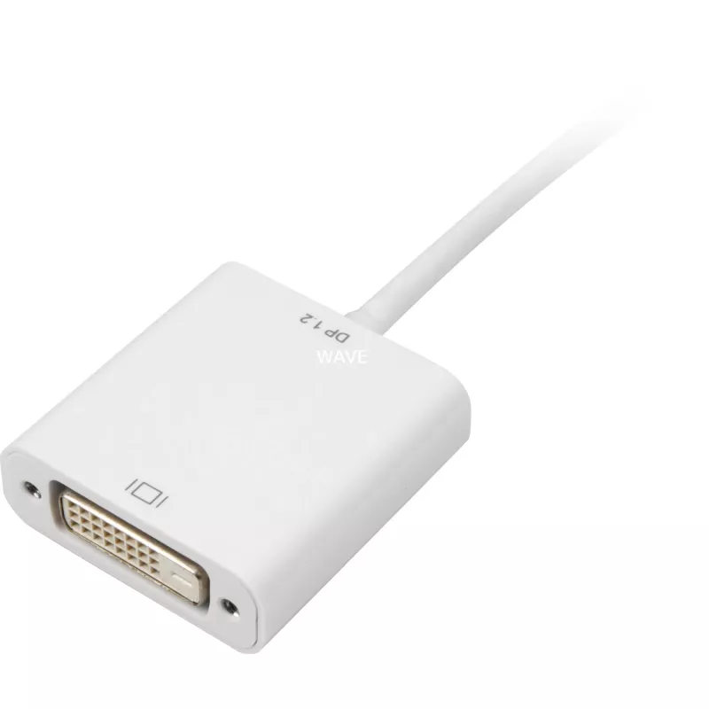 Sharkoon káblový adaptér Mini DisplayPort -> DVI 15cm biely
