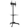 TV stolík/rolovací vozík s kolieskami + rukoväť 23-55 25 kg S-09