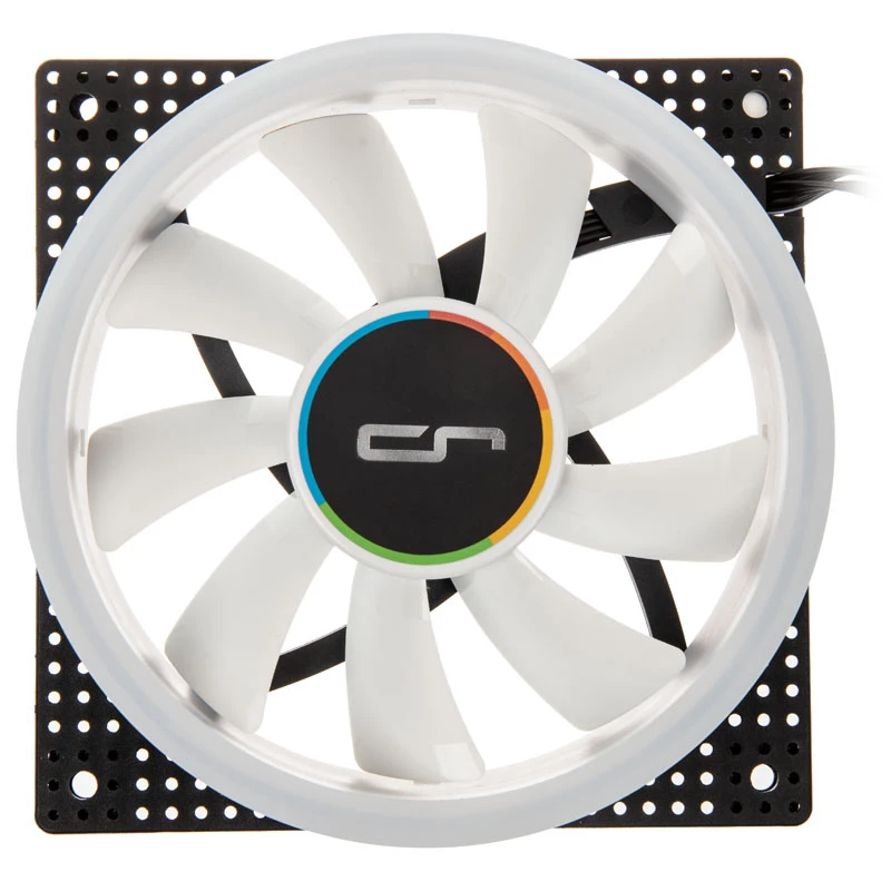 Cryorig Crona X CR-XRX1 ventilátor do skrinky, 120 mm, PWM, ARGB, biely