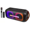 BLOW DJBOX 30-392# Bluetooth reproduktor 250 W s diaľkovým ovládaním a mikrofónom, USB, microSD, AUX, TWS, vstavaná batéria, čierny