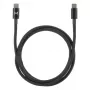 USB kábel Mobilis 001389 USB 2.0 1m USB-C čierny