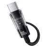 Baseus Gem USB A na USB C rýchlonabíjací kábel 2 m 100 W čierny