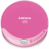 Prenosný CD prehrávač Lenco CD-011 ružový