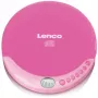 Prenosný CD prehrávač Lenco CD-011 ružový