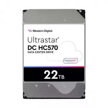 3,5 palca SAS HDD Western Digital Ultrastar DH HC570 22 TB, 12 Gbit/s, 7200 ot/min, 512 MB cache