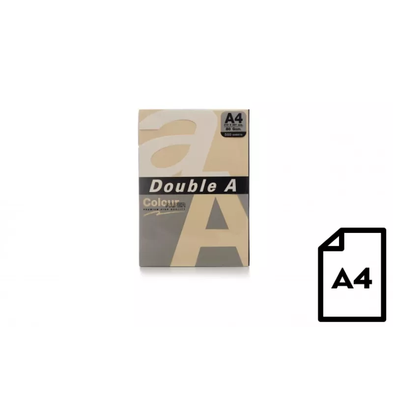 Farebný papier Double A, 80 g, A4, 500 listov, Old Rose