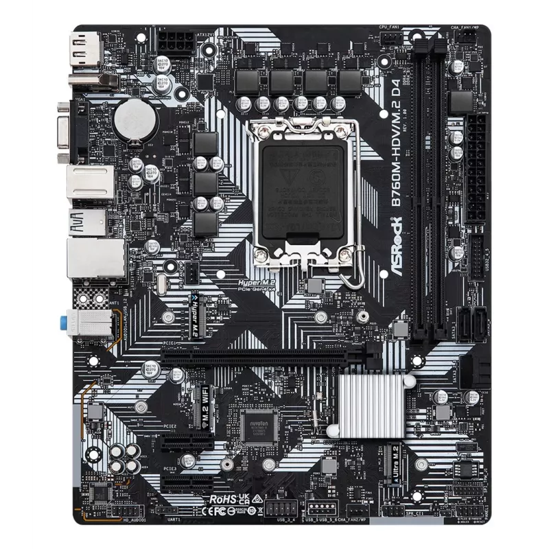 ASRock B760M-HDV/M.2 D4 DDR4 LGA 1700 Micro-ATX základná doska