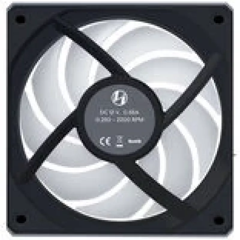 Lian Li UNI FAN CL120 Wireless Reverse Blade 12RCL1W1B 120 mm ventilátor do skrine, čierny