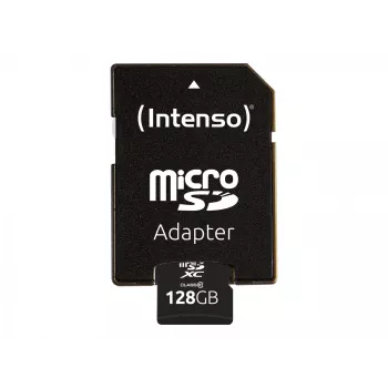 PAMÄŤOVÁ KARTA MICRO SDXC 128GB C10/W/ADAPTER 3413491 INTENSO