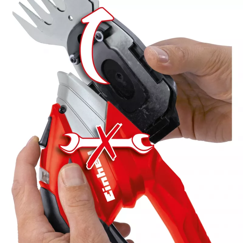 Einhell GE-CG 12 Li akumulátorové nožnice na trávu 12 V lithium-ion (Li-Ion) čierna, červená, strieborná
