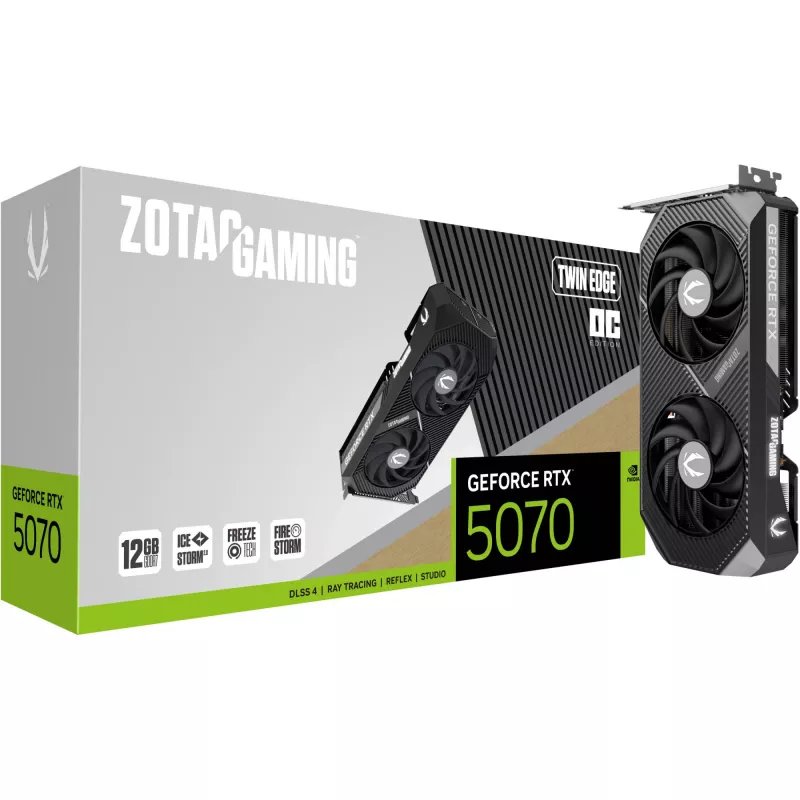 ZOTAC GAMING GeForce RTX 5070 Twin Edge OC 12GB GDDR7 grafická karta