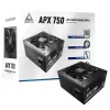 Montech APX750 napájací zdroj 750 W 20+4-pin ATX ATX čierny