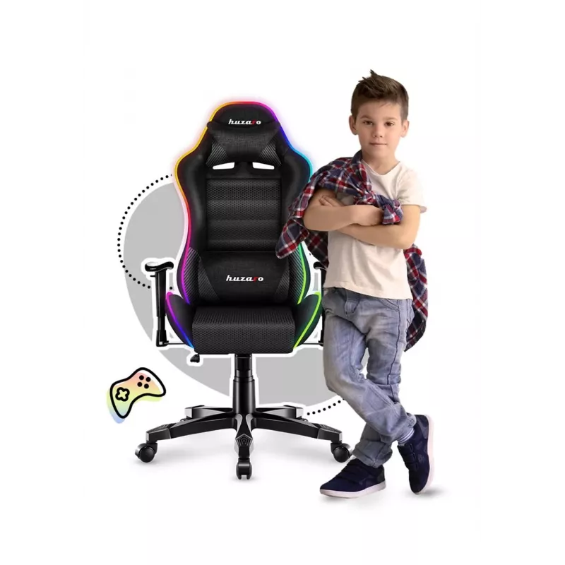 HERNÁ STOLIČKA PRE DETI HUZARO RANGER 6.0 RGB MESH