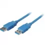 USB kábel S/CONN 0,5 m USB 3.2 Gen 1 modrý