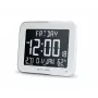 Digitálne nástenné/stolné hodiny muse M-090 WMC — Obdĺžnikový LCD, 220×177,5×24,5 mm, batéria/DC 4,5 V
