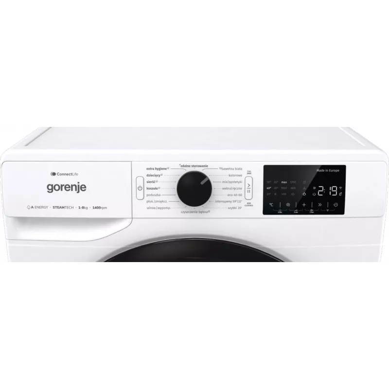 Gorenje G400 voľne stojaca práčka, 8 kg, 1400 ot/min WPNEI84A1SWIFI/PL