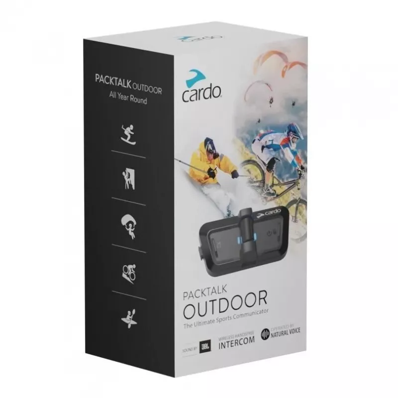 CARDO PACKTALK OUTDOOR SINGLE motocyklová interkomová súprava