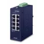PLANET ISW-800T sieťový switch, unmanaged, L2 Fast Ethernet (10/100), modrý