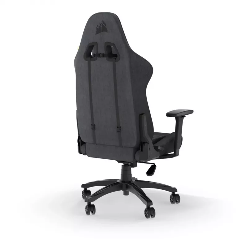 CORSAIR - TC100 RELAXED herná stolička (textil – sivá/čierna)