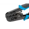 Krimpovacie kliešte LANBERG NT-0201 pre RJ-45 konektory, 180 mm, 315 g, čierne/modré