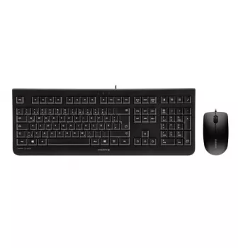 CHERRY DC 2000 klávesnica, myš súčasťou, univerzálna, USB, QWERTY, česká, čierna