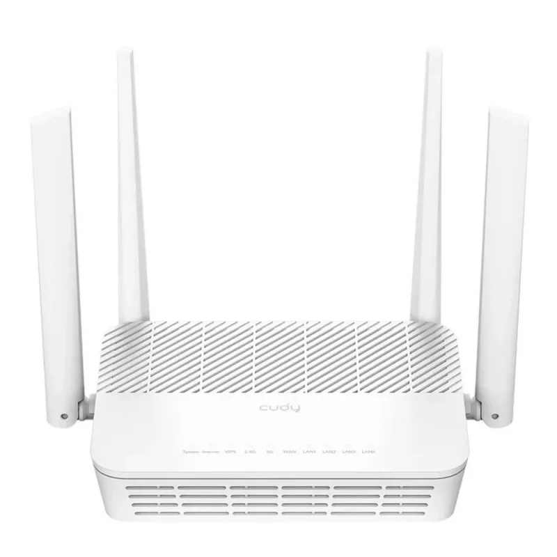 Bezdrôtový router Cudy AX3000 (Wi‑Fi 6 dvojjpásmový 2,4/5 GHz, Gigabit Ethernet, 4x LAN, 2402+574 Mbit/s)