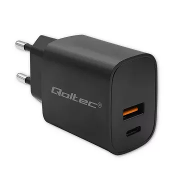 Napájací zdroj QOLTEC 52377 GaN 30W výstup 5–20V pre prenosné zariadenia