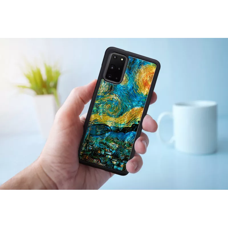 Ochranné puzdro iKins pre Samsung Galaxy S20+ — Hviezdna noc čierne