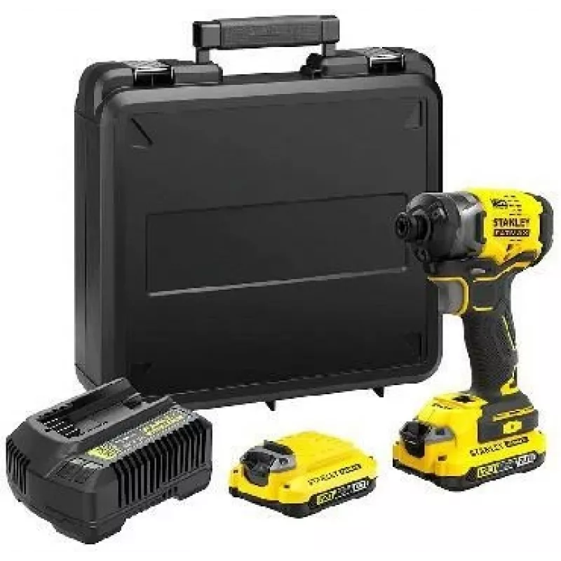 Stanley SFMCF820D2K rázový uťahovač/rázový skrutkovač 2900 ot/min čierna, žltá