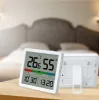 Manta MTO001W teplomer vlhkomer s hodinami, biely