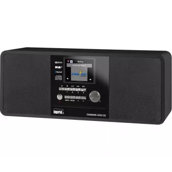 REHAU IMPERIAL DABMAN i200 CD digitálne 20 W DAB+, FM, UKW čierna prehrávanie MP3