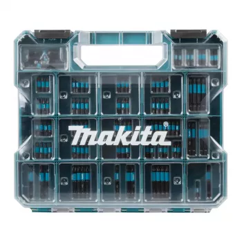Sada bitov Makita E-24826 — 100-dielna, zmiešané skrutkovacie a vrtacie hroty, čierna