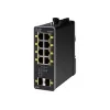 IE-1000-8P2S-LM, managed, Gigabit Ethernet 10-100-1000, plný duplex, PoE