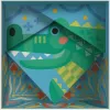 Maliarska sada Ravensburger CreArt Do it together – krokodíl (spoločná maliarska sada pre deti)