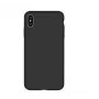Silikónové ochranné puzdro Devia pre iPhone XS Max (6,5 palca, čierna)