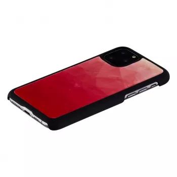 Puzdro na smartphone iKins pre iPhone 11 Pro – pink lake a čierna dvojfarebné ochranné puzdro