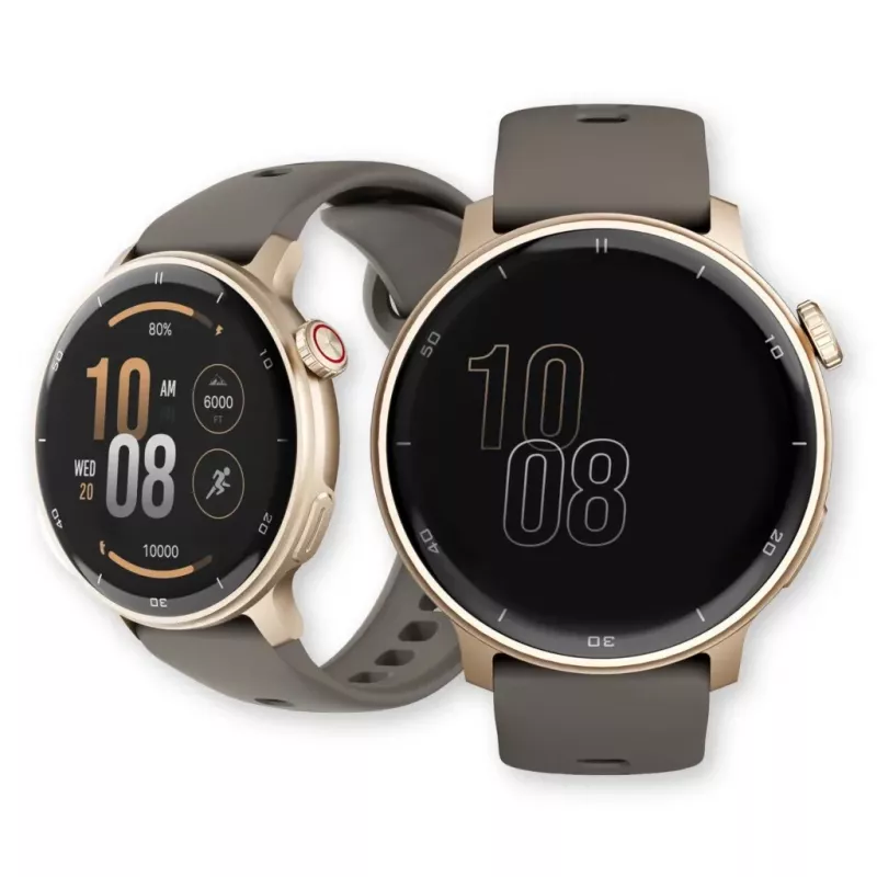 Smartwatch Stelio STSWA101GD Activ GPS 46 mm zlatá — 46 mm GPS smartwatch, zlaté puzdro