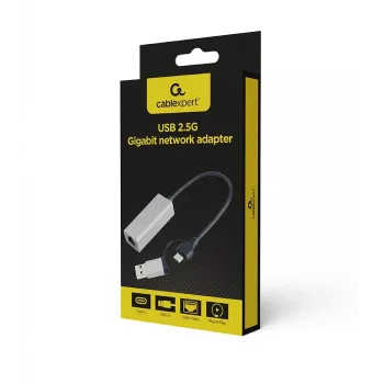 Sieťový adaptér PowerLine Gembird A-USB3AC-LAN2G-01 2500 Mbit/s Ethernet LAN
