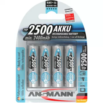 AA batéria Ansmann 2500mAh maxE plus nikel-metalhydrid NiMH
