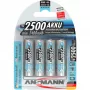 AA batéria Ansmann 2500mAh maxE plus nikel-metalhydrid NiMH