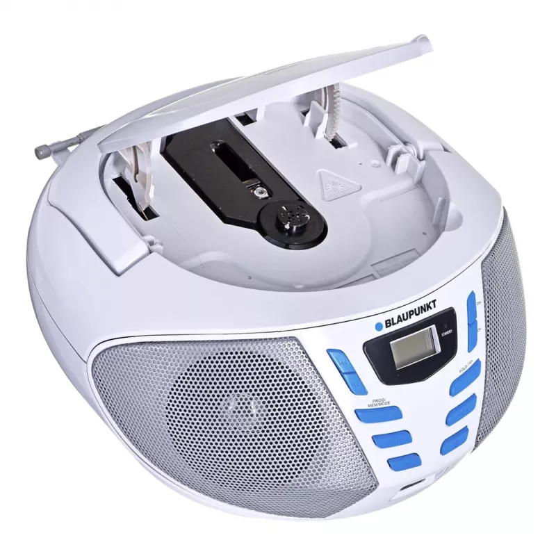 Blaupunkt BB7-WH prenosný stereo systém digitálny 2,4 W FM sivý MP3 prehrávanie
