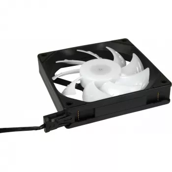 Ventilátor do počítačovej skrine INTER-TECH ES-011, 120 mm, čierny, 1 ks