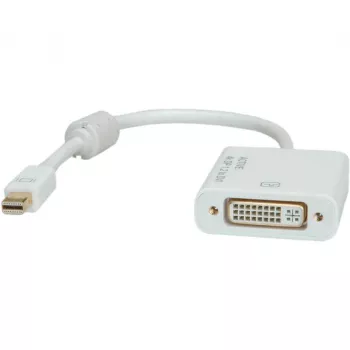 Video káblový adaptér ROLINE 12.03.3137 Mini DisplayPort na DVI-D 0,1 m