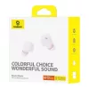 Headset Baseus Bowie E18 True Wireless Stereo (TWS) in-ear Bluetooth USB Type-C fialová — hovory a hudba