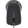 USB káblová myš, 3 tlačidlá, pogumovaný povrch, 1000 DPI