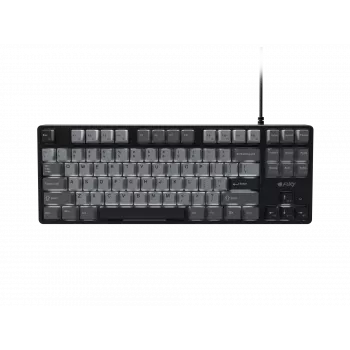 NATEC Fury herná klávesnica Kanabo K2 US biela podsvietená mechanická čierna-sivá
